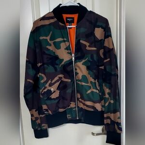 Men's Camouflage Bomber Jacket